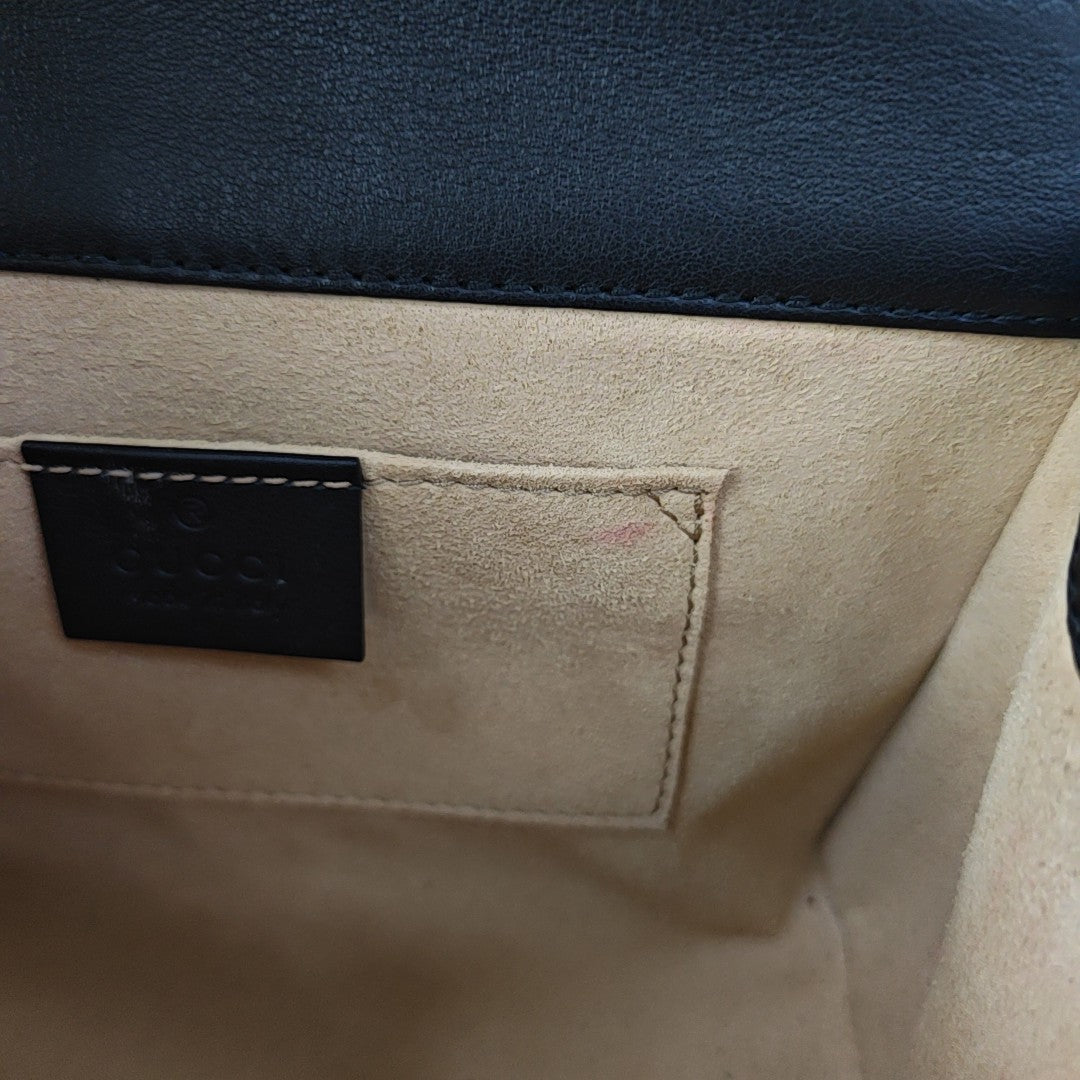 Padlock Small Monogram Coated Canvas Beige