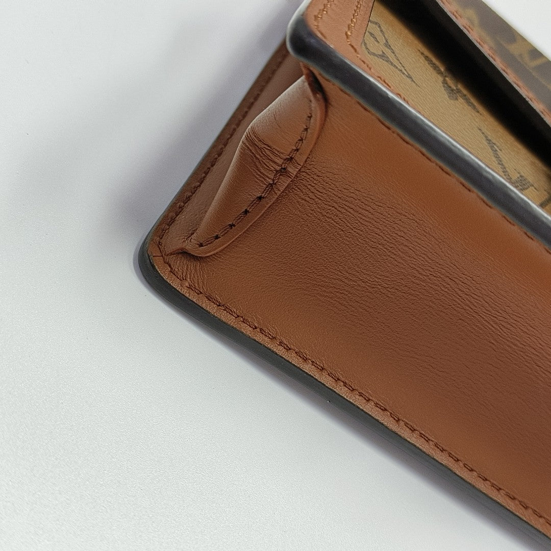 DAUPHINE WOC Monogram Coated Canvas Brown