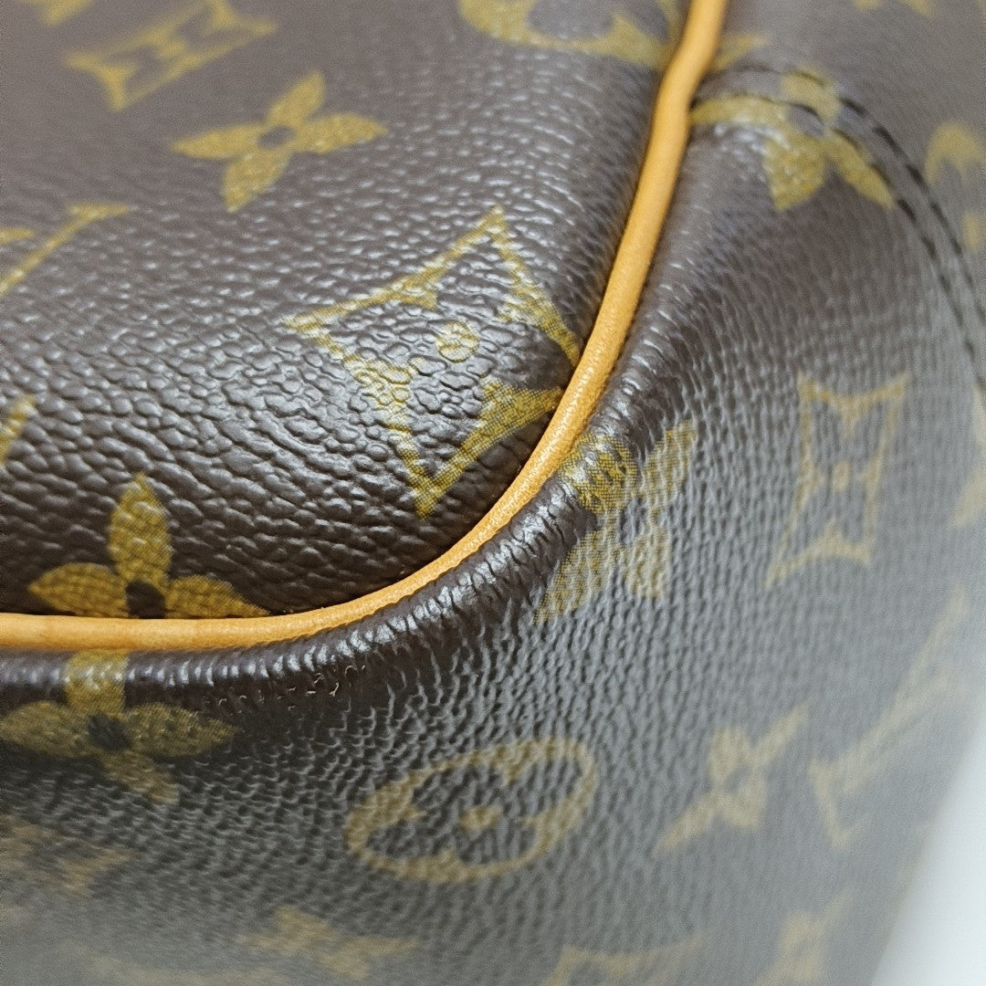 DEAUVILLE Monogram Coated Canvas Brown
