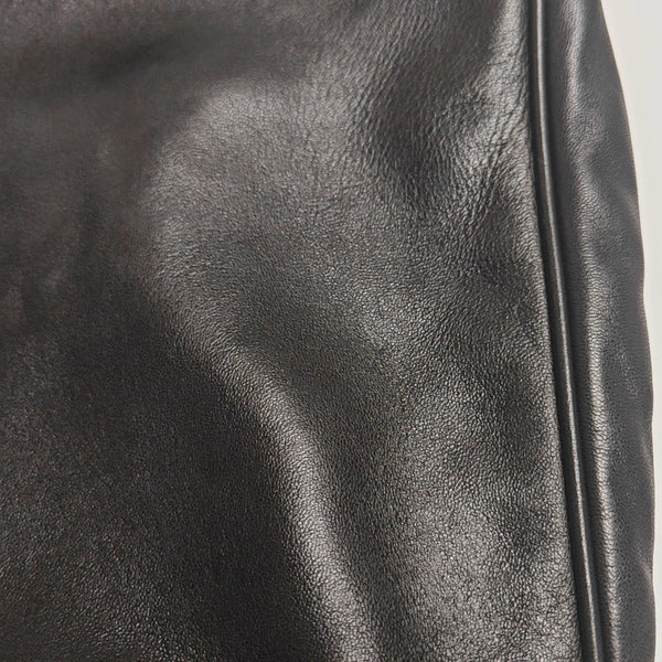 Calfskin Top Handle Bag Brown