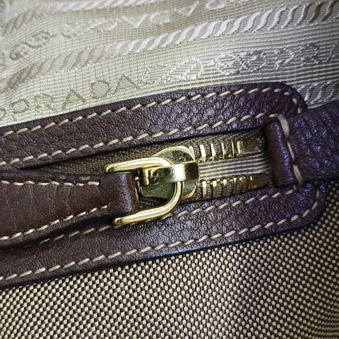 Canvas Tote Bag Brown