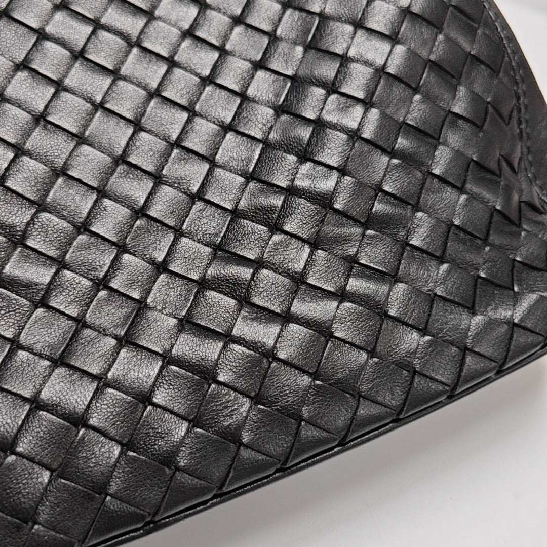 Calfskin Shoulder Bag Black
