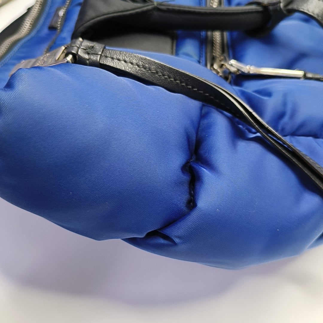 Quilted Nylon Blue