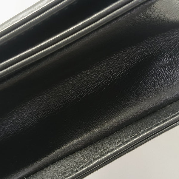 BOY CHANEL Medium Quilted Calfskin Black