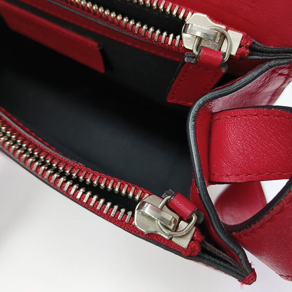 Calfskin Shoulder Bag Red