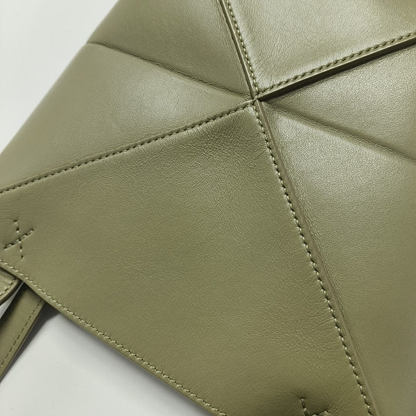 Puzzle Fold Mini Calfskin Green