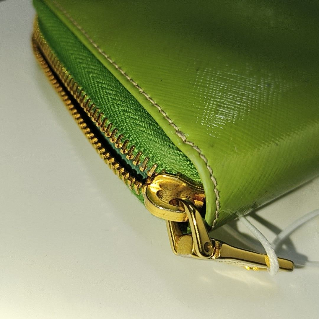 Saffiano Calfskin Wallet Green