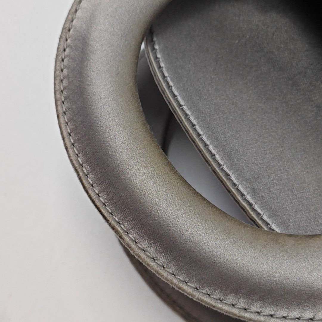 Lady Dior Mini Cannage Silk Satin Gray
