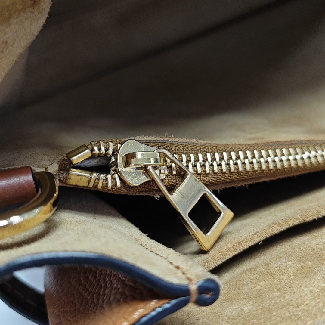 Gate Small Calfskin Brown