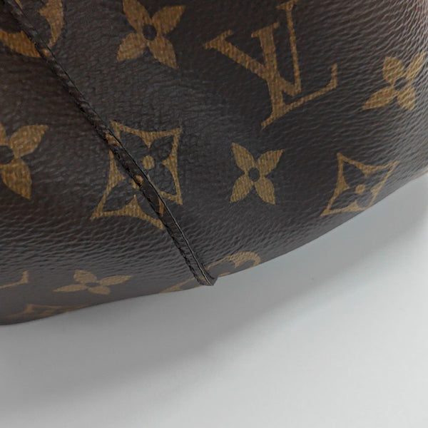 NÉONOÉ MM Monogram Coated Canvas Brown