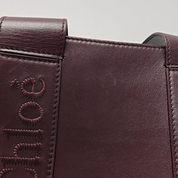 Woody Large Calfskin Red