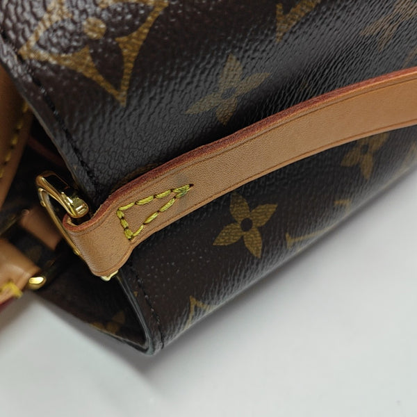 MONTAIGNE Monogram Coated Canvas Brown