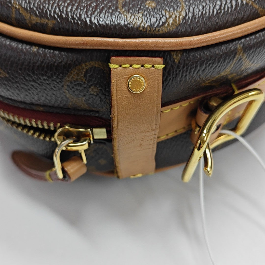 BOITE CHAPEAU PM Monogram Coated Canvas Brown