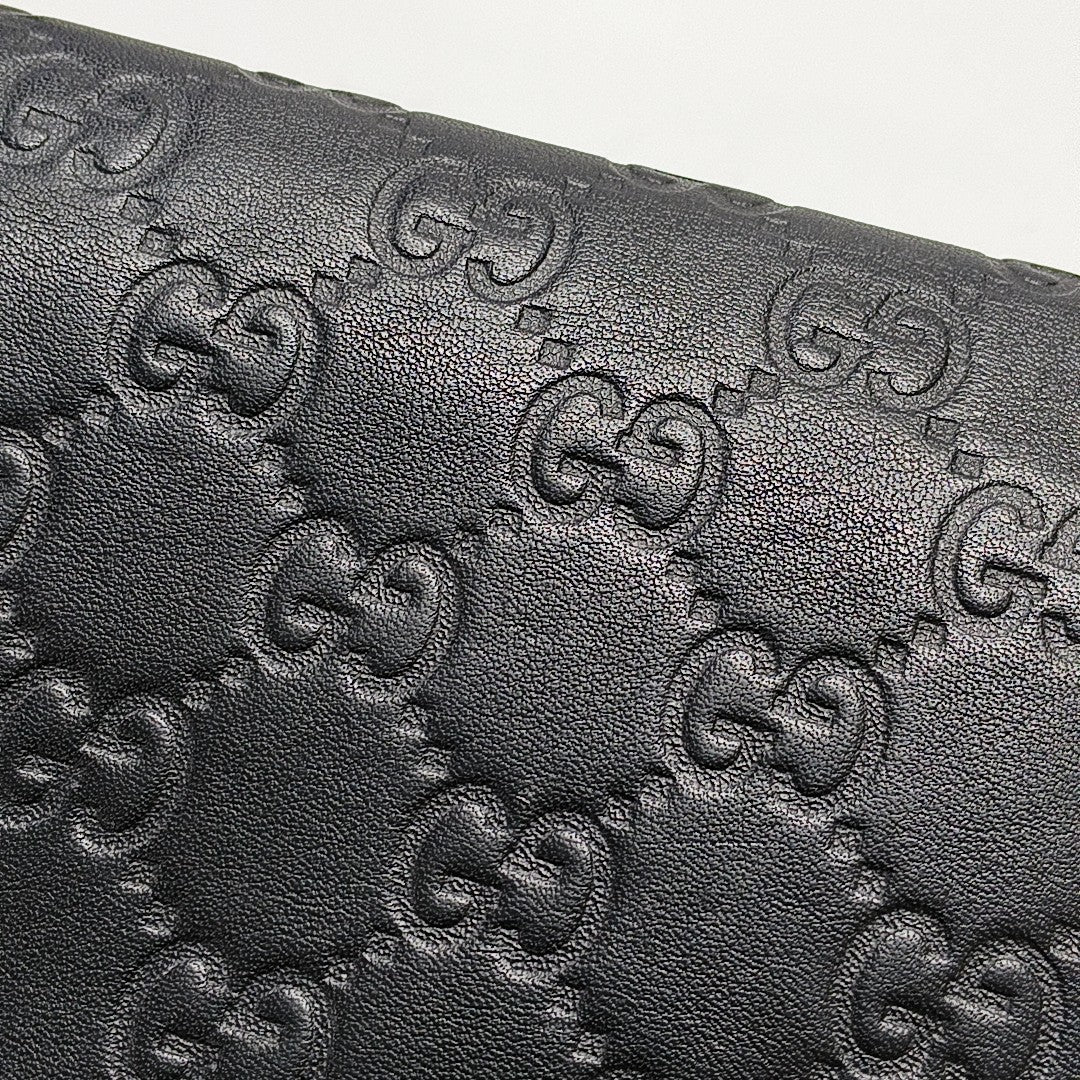Monogram Calfskin Clutch Black