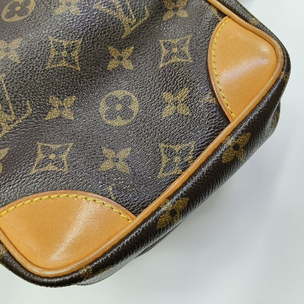 AMAZON Monogram Coated Canvas Brown