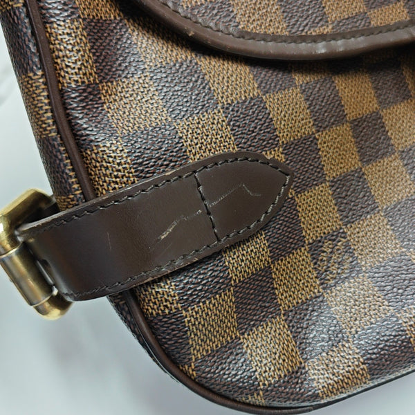 HIGHBURY Damier Ebene Coated Canvas Brown