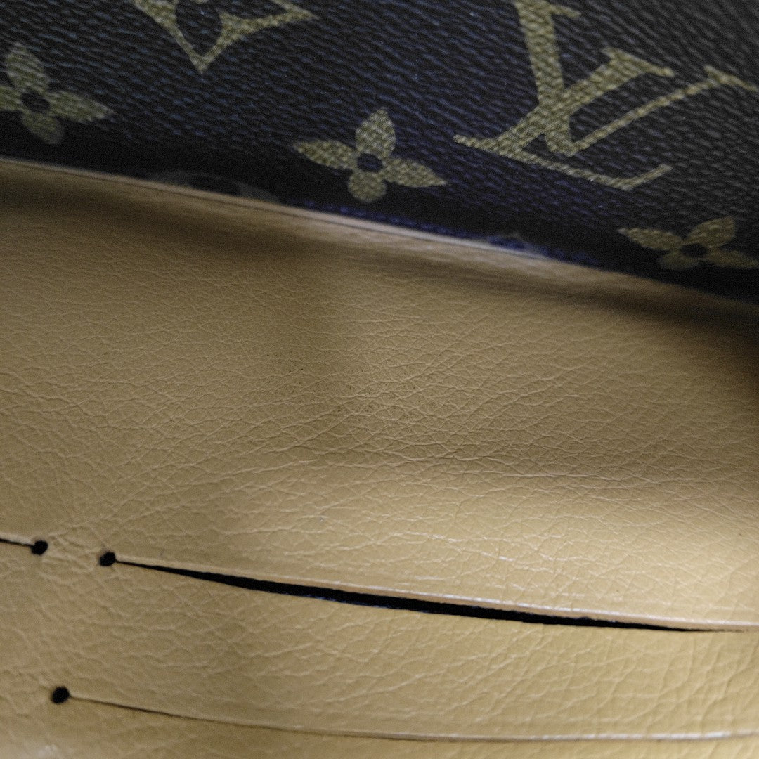 ELYSEE Monogram Coated Canvas Brown