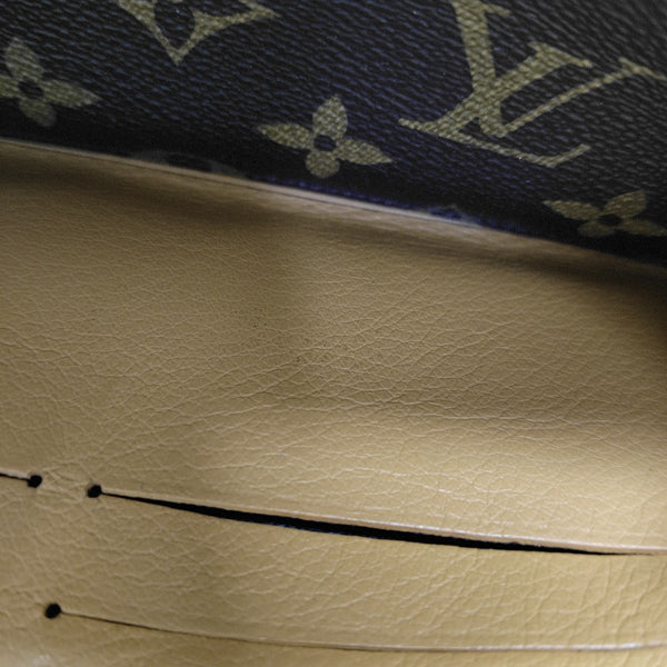ELYSEE Monogram Coated Canvas Brown