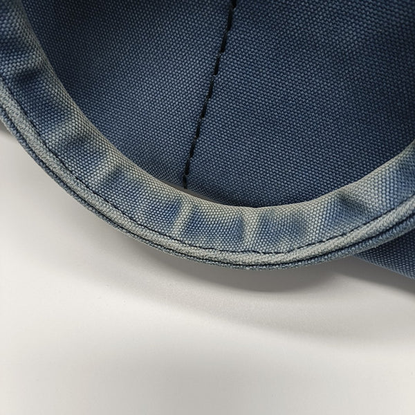 Denim Quilted Canvas Blue