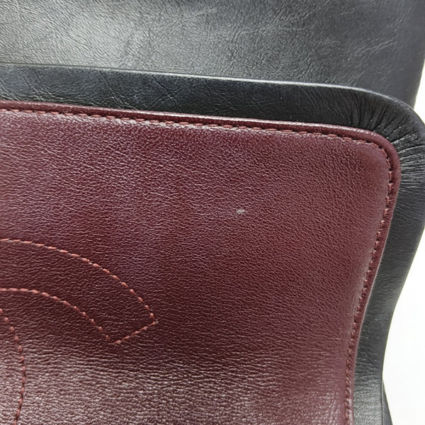 2.55 225 (small) Quilted Calfskin Black