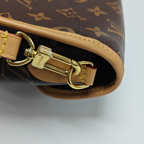 DIANE Monogram Coated Canvas Brown
