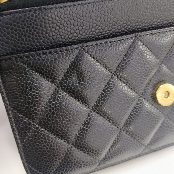 WOC Quilted Grained Calfskin Black