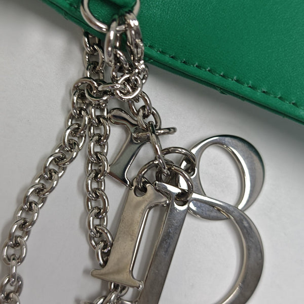 Lady Dior Medium Quilted Lambskin Green