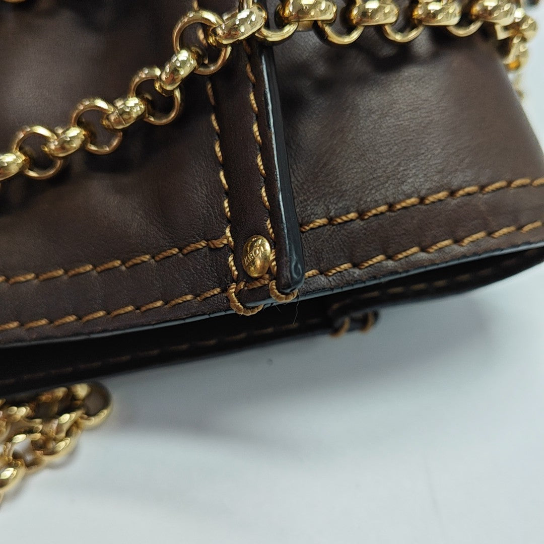 Calfskin Tote Bag Brown
