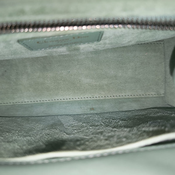 Lady Dior Small Cannage Lambskin Green