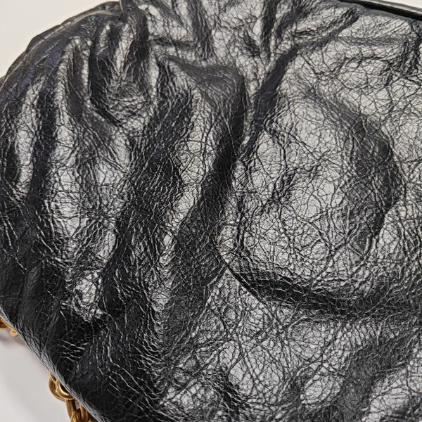 Monaco Medium Calfskin Black
