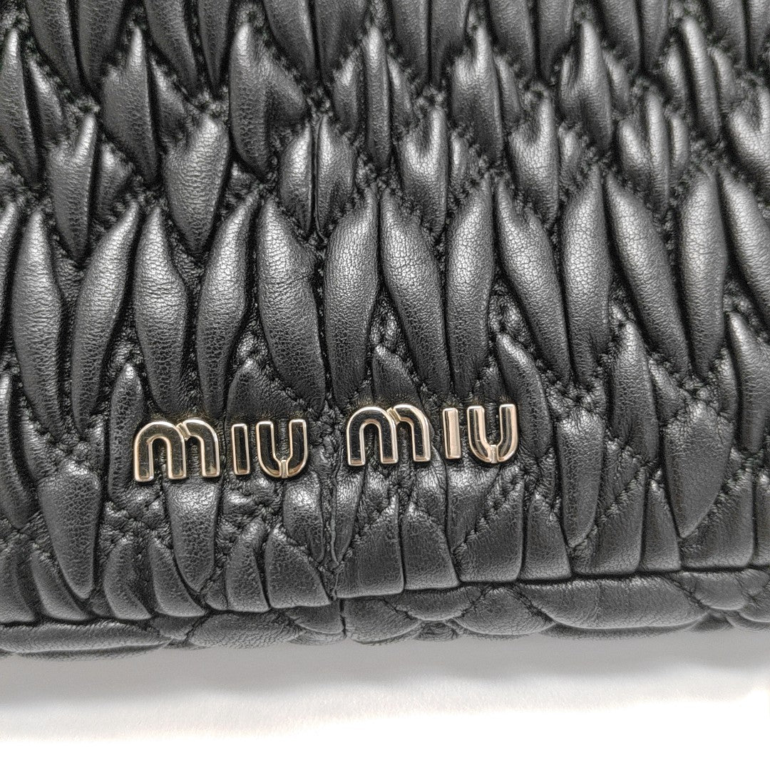 Crystal Lambskin Black