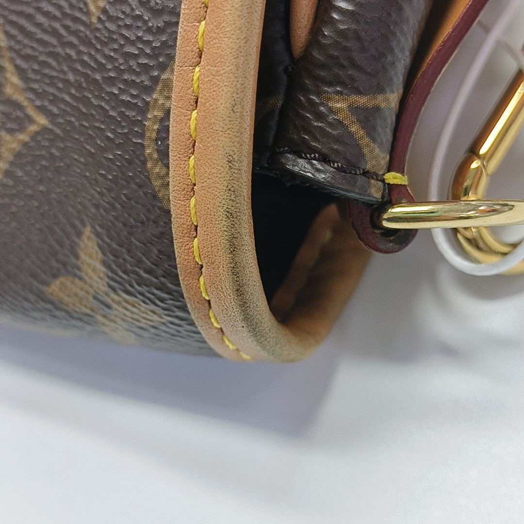 DIANE Monogram Coated Canvas Brown
