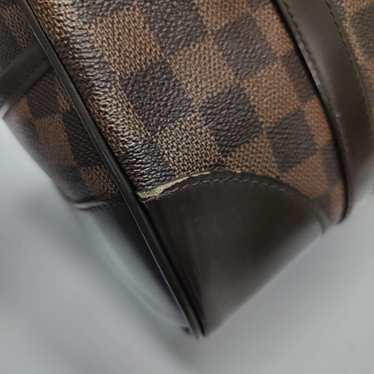 BERKELEY Damier Ebene Coated Canvas Brown