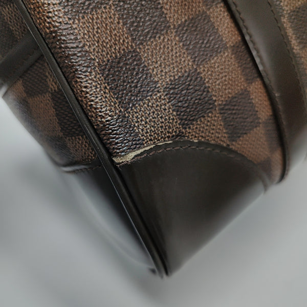 BERKELEY Damier Ebene Coated Canvas Brown
