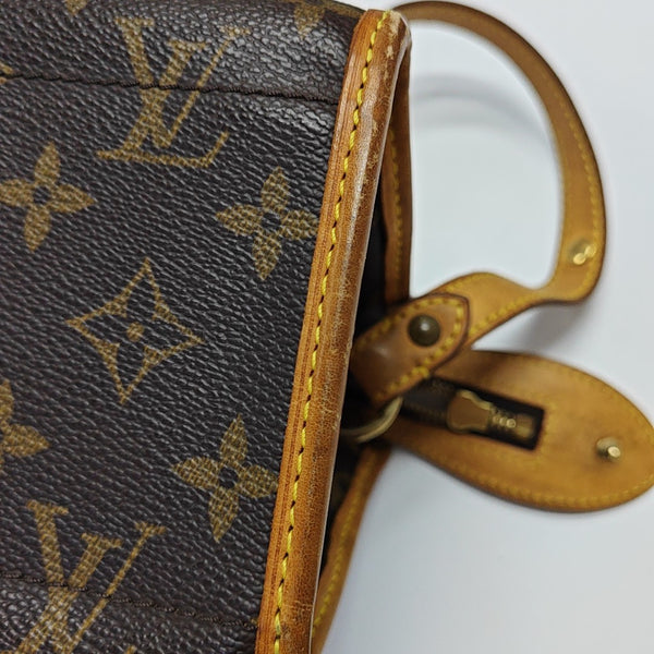 POPINCOURT Monogram Coated Canvas Brown