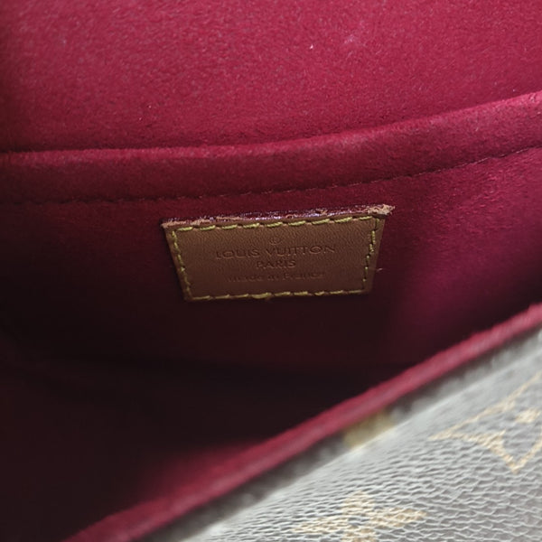 TAMBOURINE Monogram Coated Canvas Brown