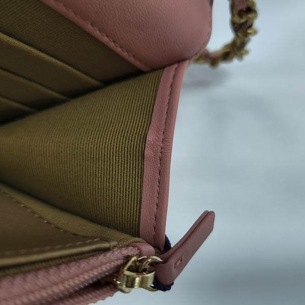 TRENDY CC Quilted Lambskin Pink
