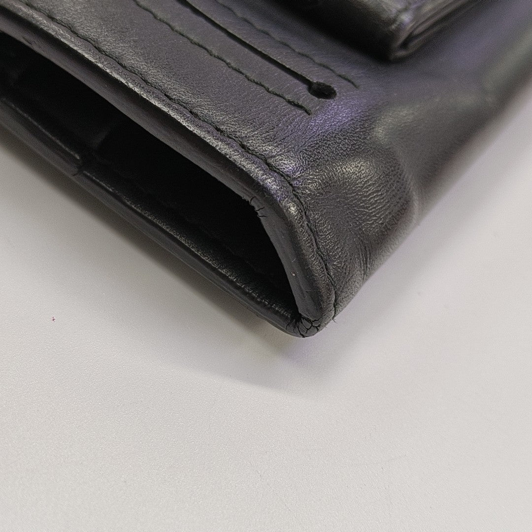 Calfskin Clutch Black