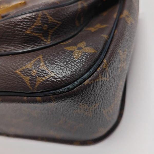 PASSY Monogram Coated Canvas Brown