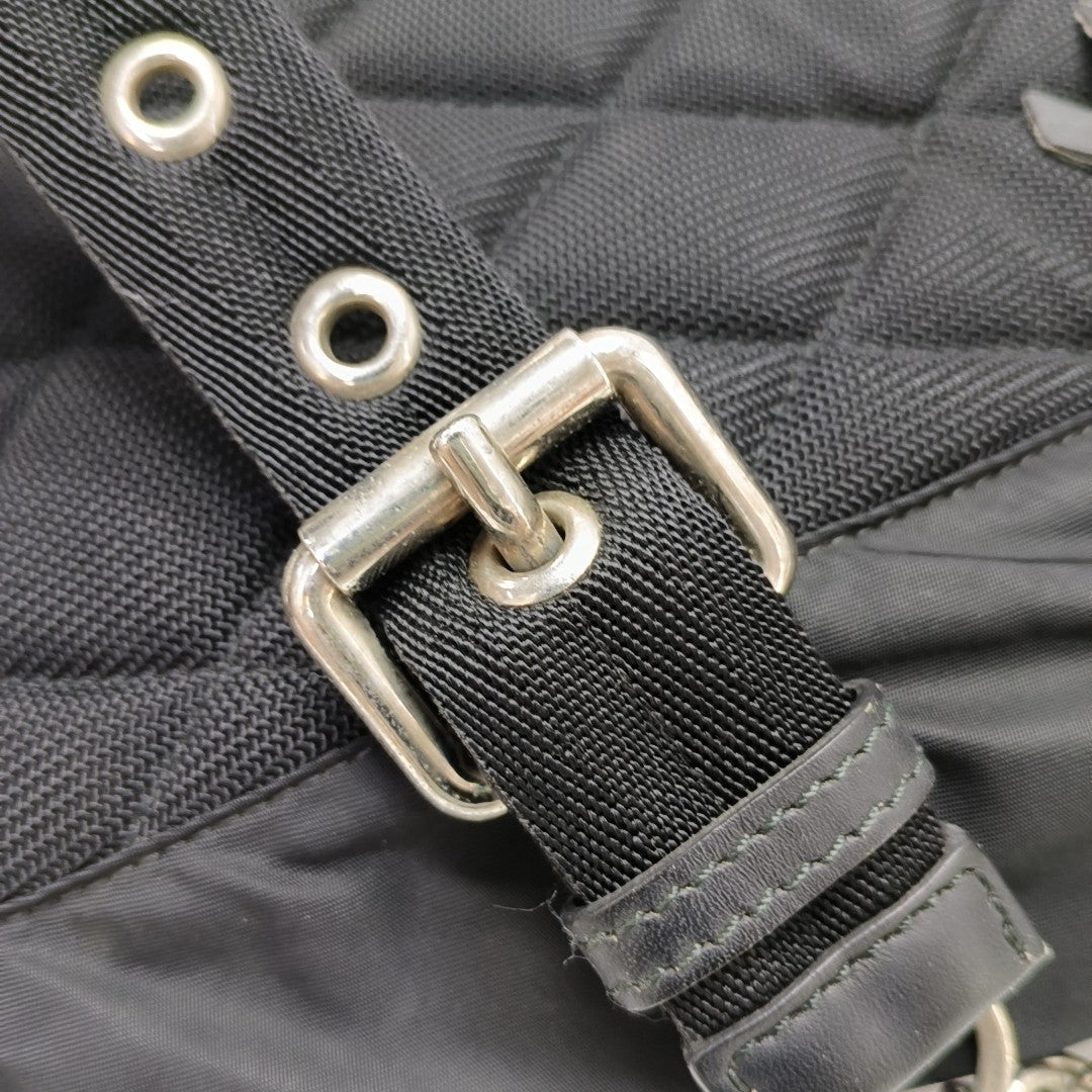 The Rucksack Medium Nylon Black