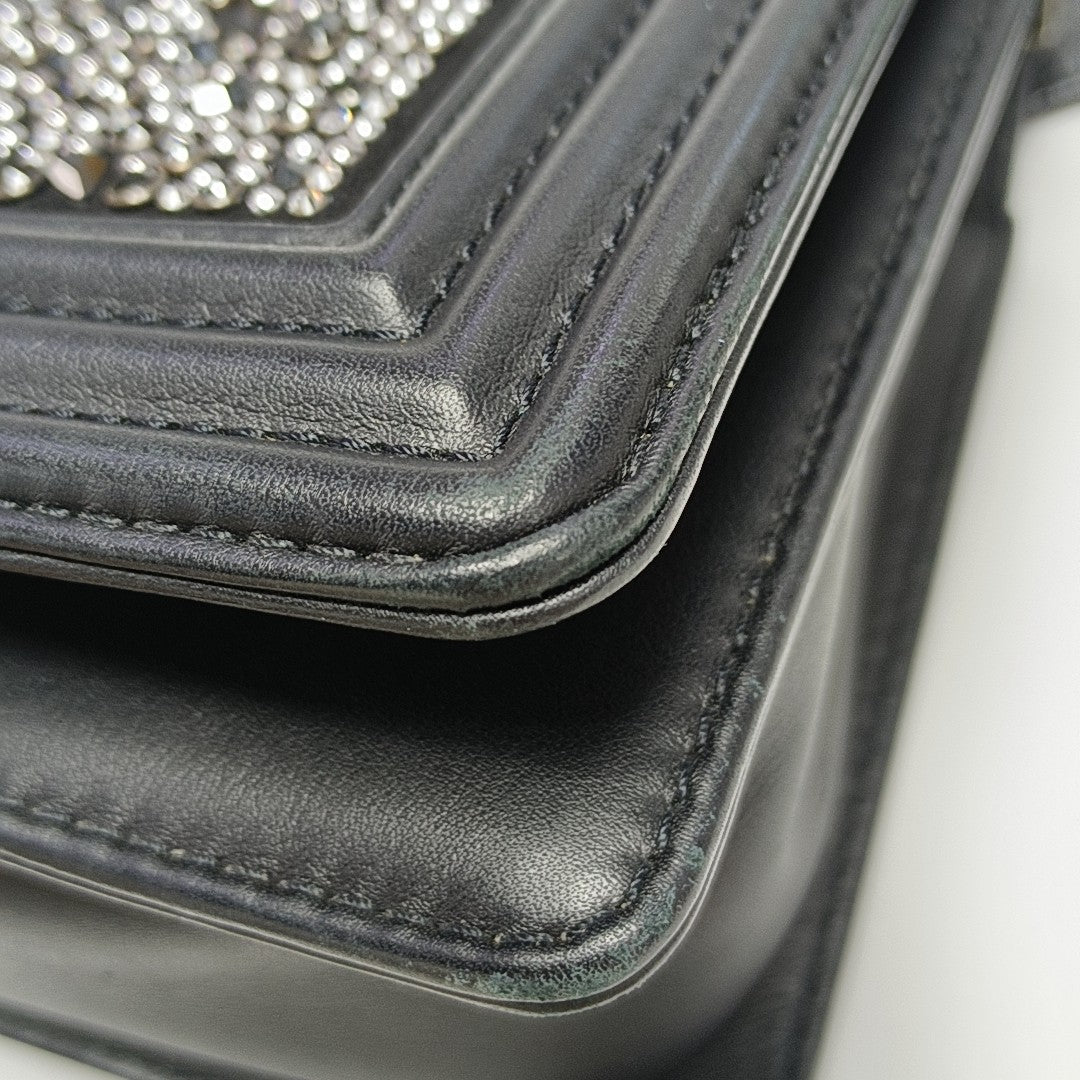 BOY CHANEL Medium Special Material Black
