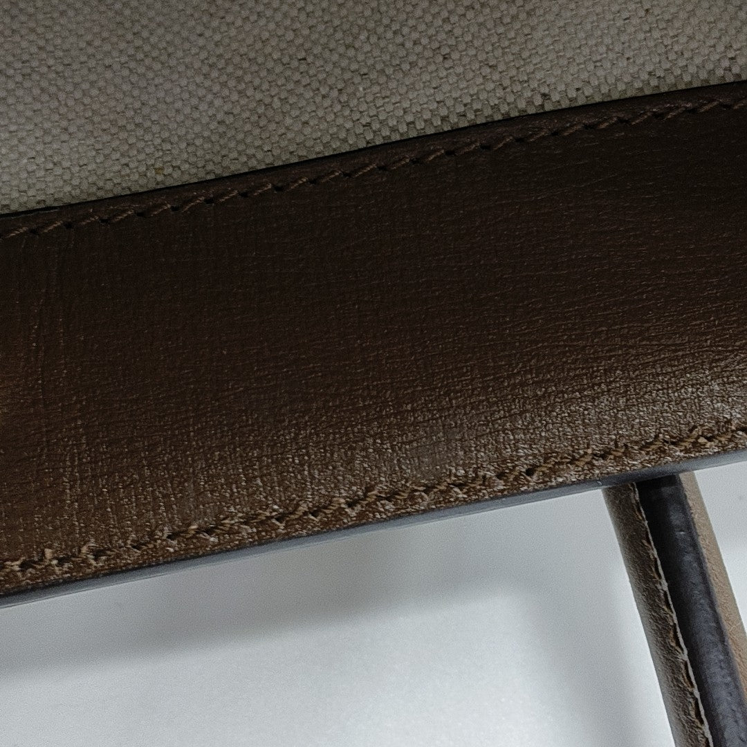 Retro Small Monogram Coated Canvas Brown