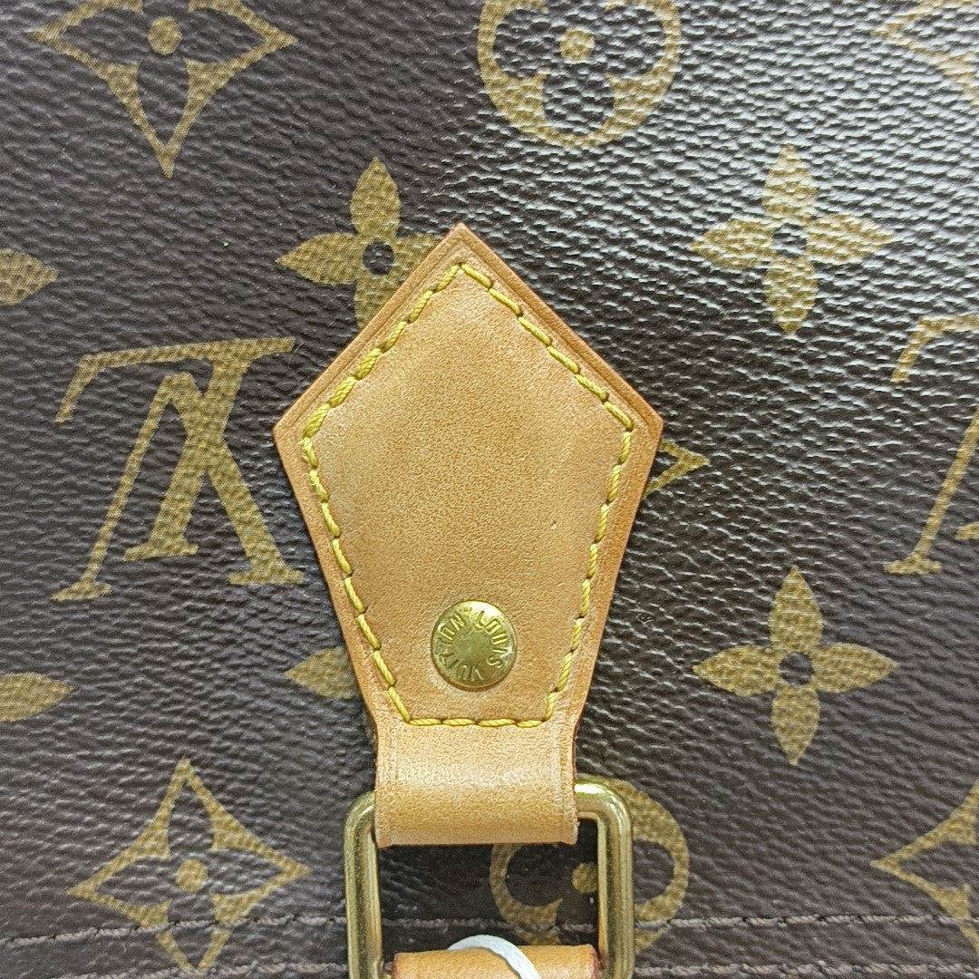 SPEEDY 25 Monogram Coated Canvas Brown