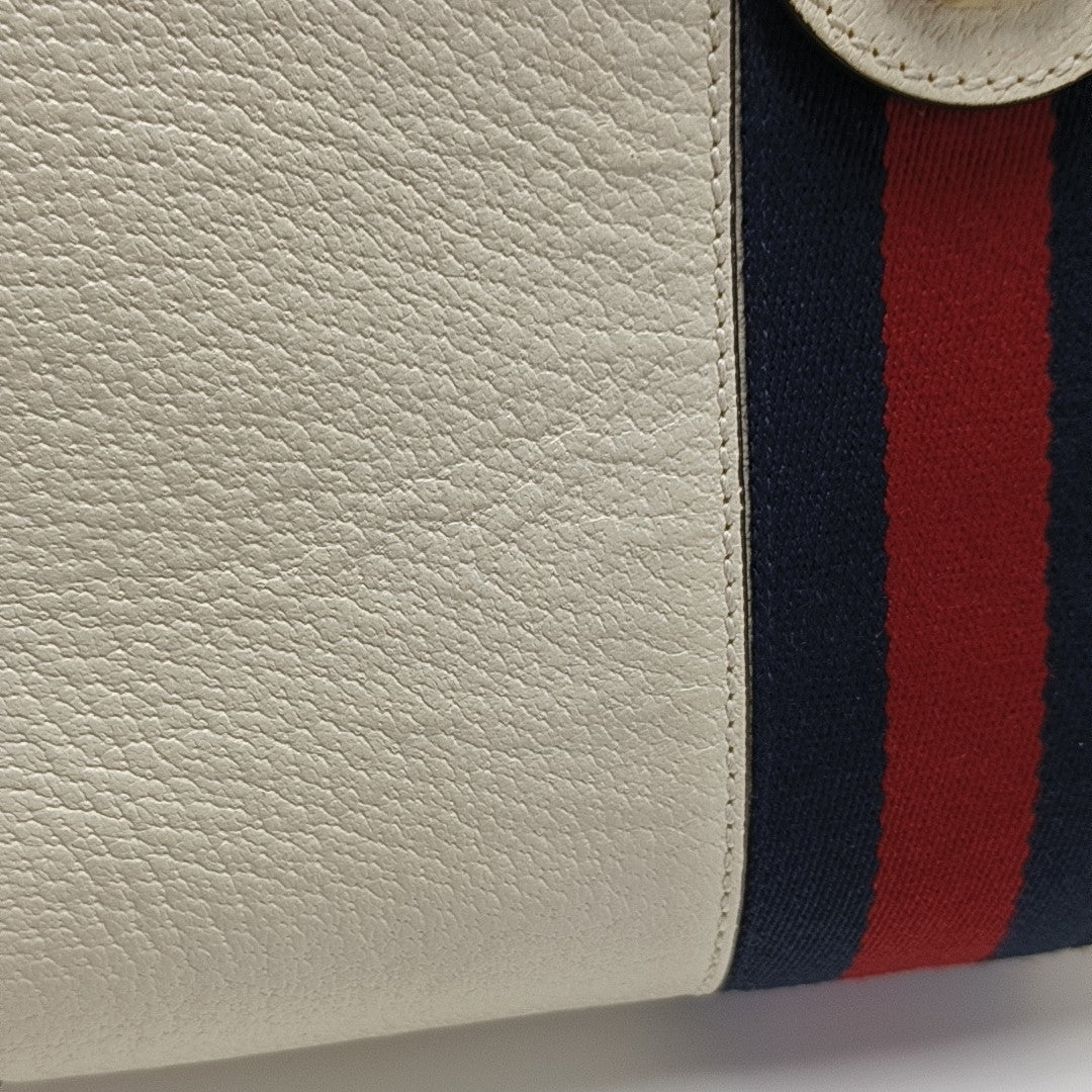 Ophidia Small Calfskin White