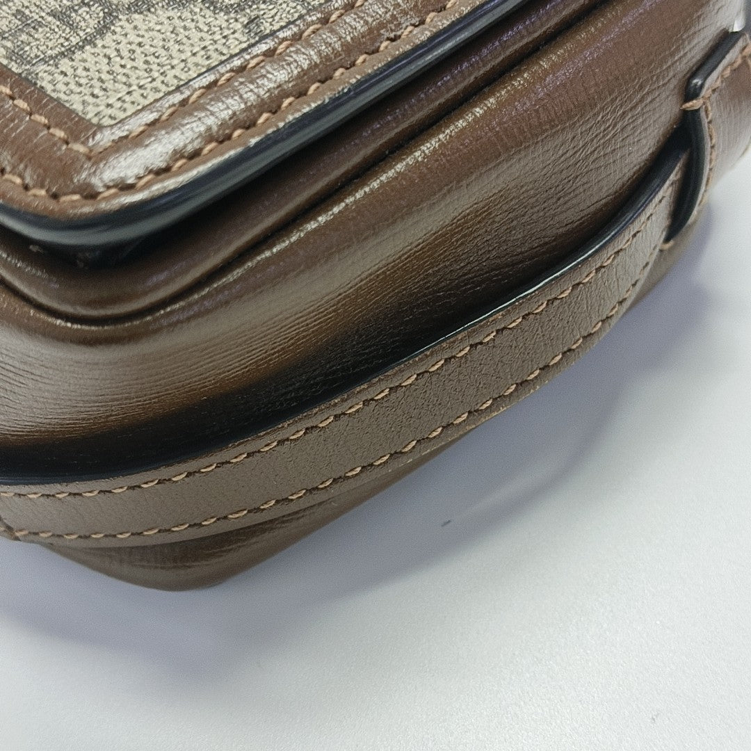 Monogram Coated Canvas Shoulder Bag Mini Multicolor