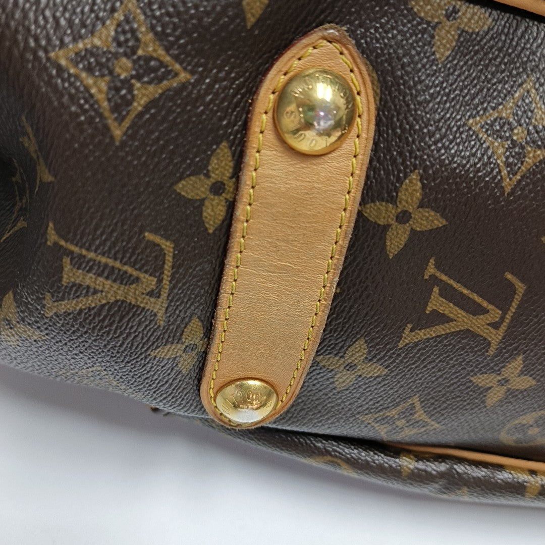 GALLIERA GM Monogram Coated Canvas Brown