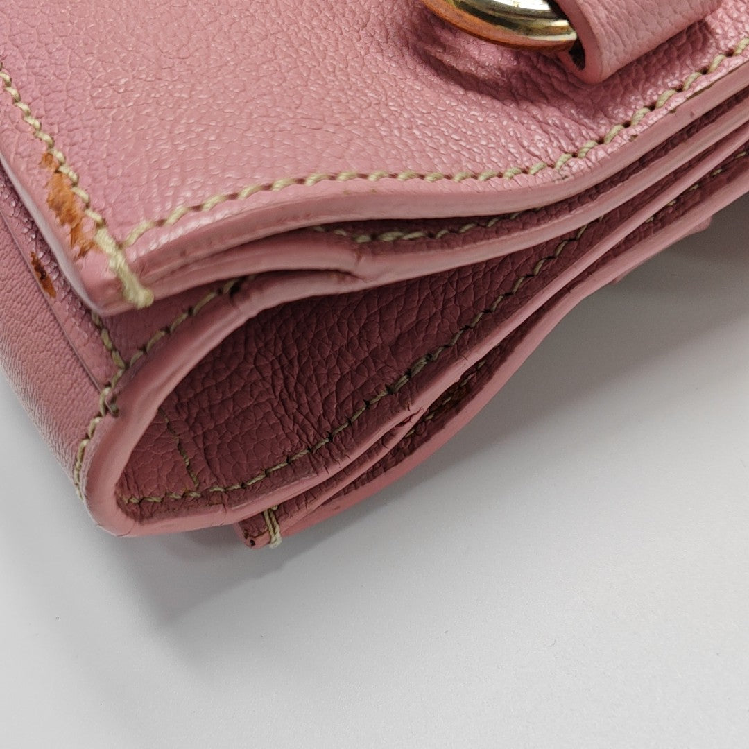 Calfskin Shoulder Bag Pink