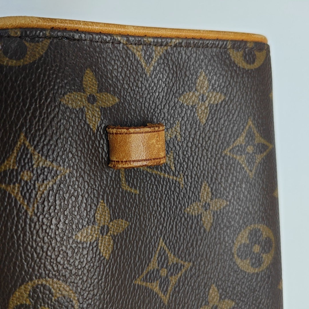 FLORENTINE Monogram Coated Canvas Brown