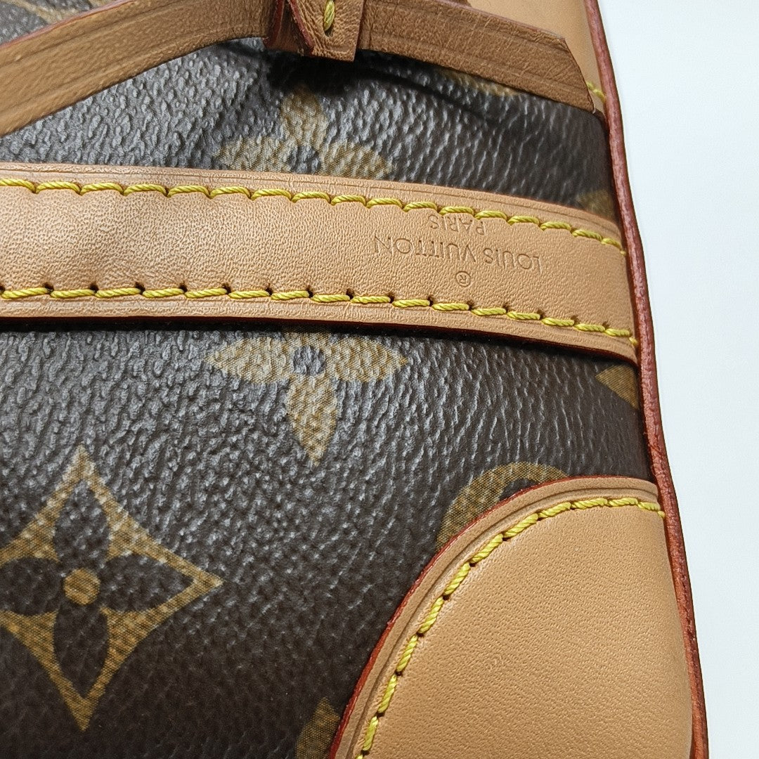 NOÉ Mini Monogram Coated Canvas Brown