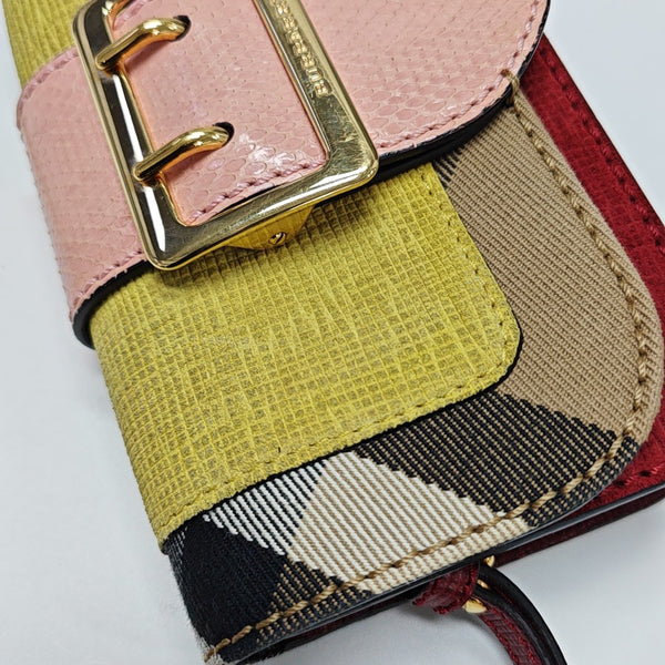 Buckle Calfskin Multicolor